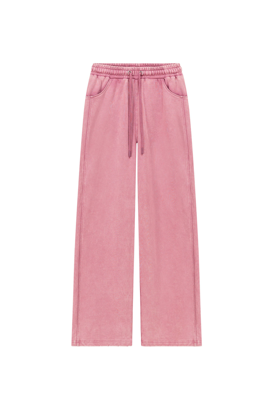 Simple Wide Casual String Pants