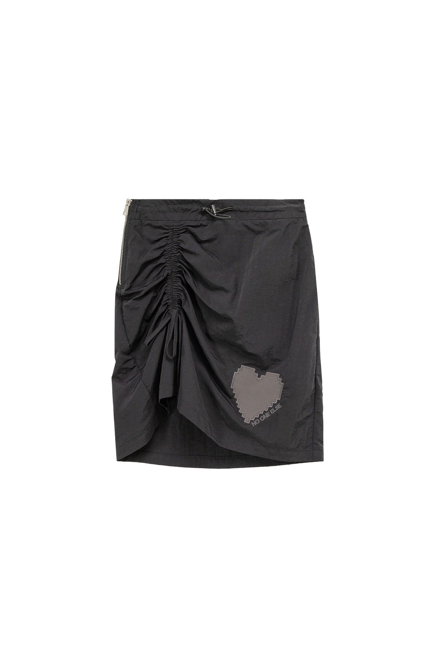 CHUU High Waist Side String Heart Skirt