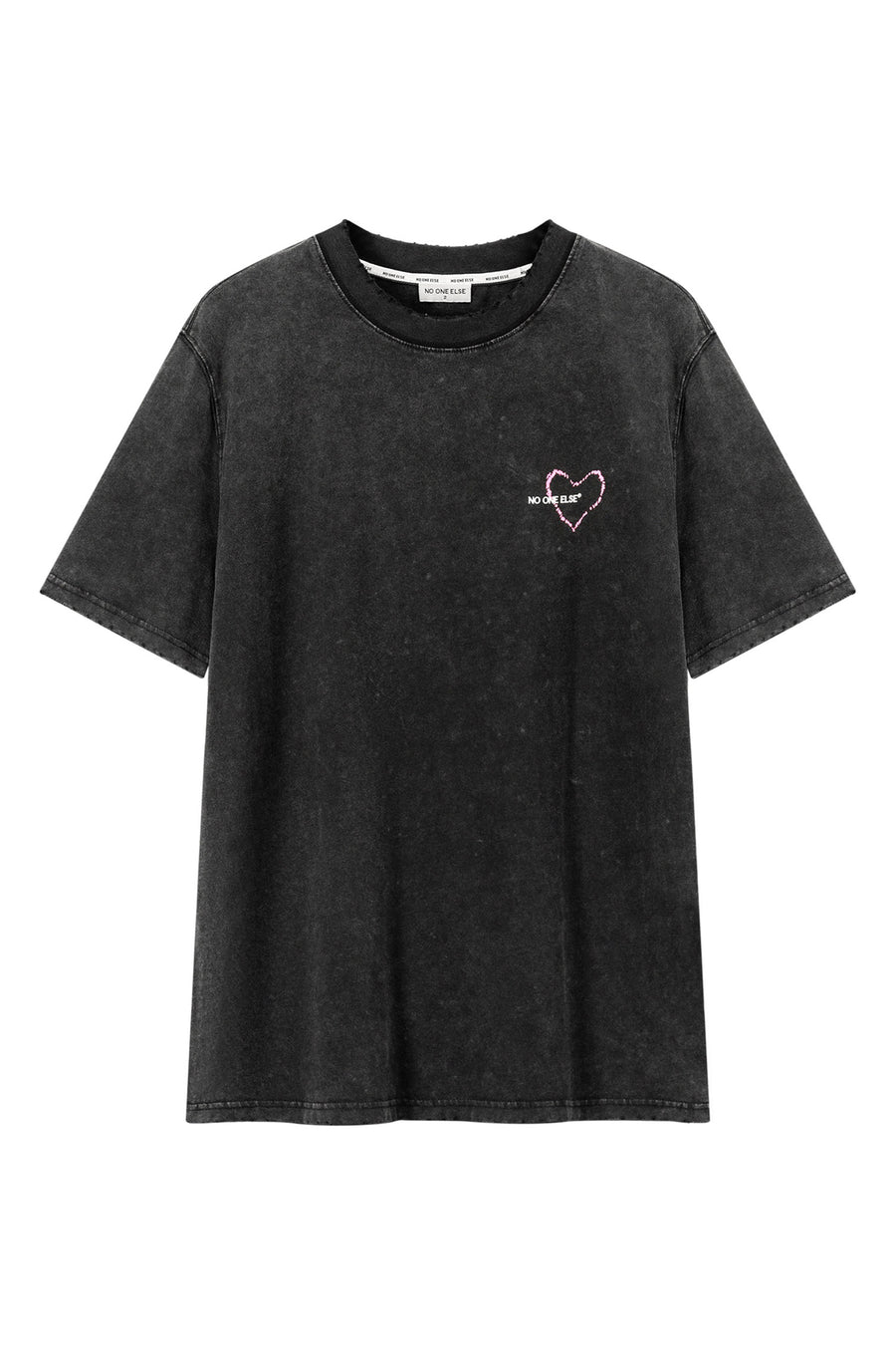 CHUU Heart Loose Fit Basic Short Sleeve T-Shirt