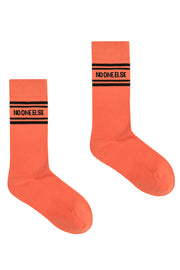 Color Lettering Basic High Socks