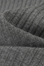 Shirred Button Color Sleeveless Crop Top