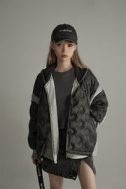 Loose Fit Quilting Padded Jacket