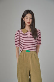 Got Lost In The Moment Stripes Knit Top