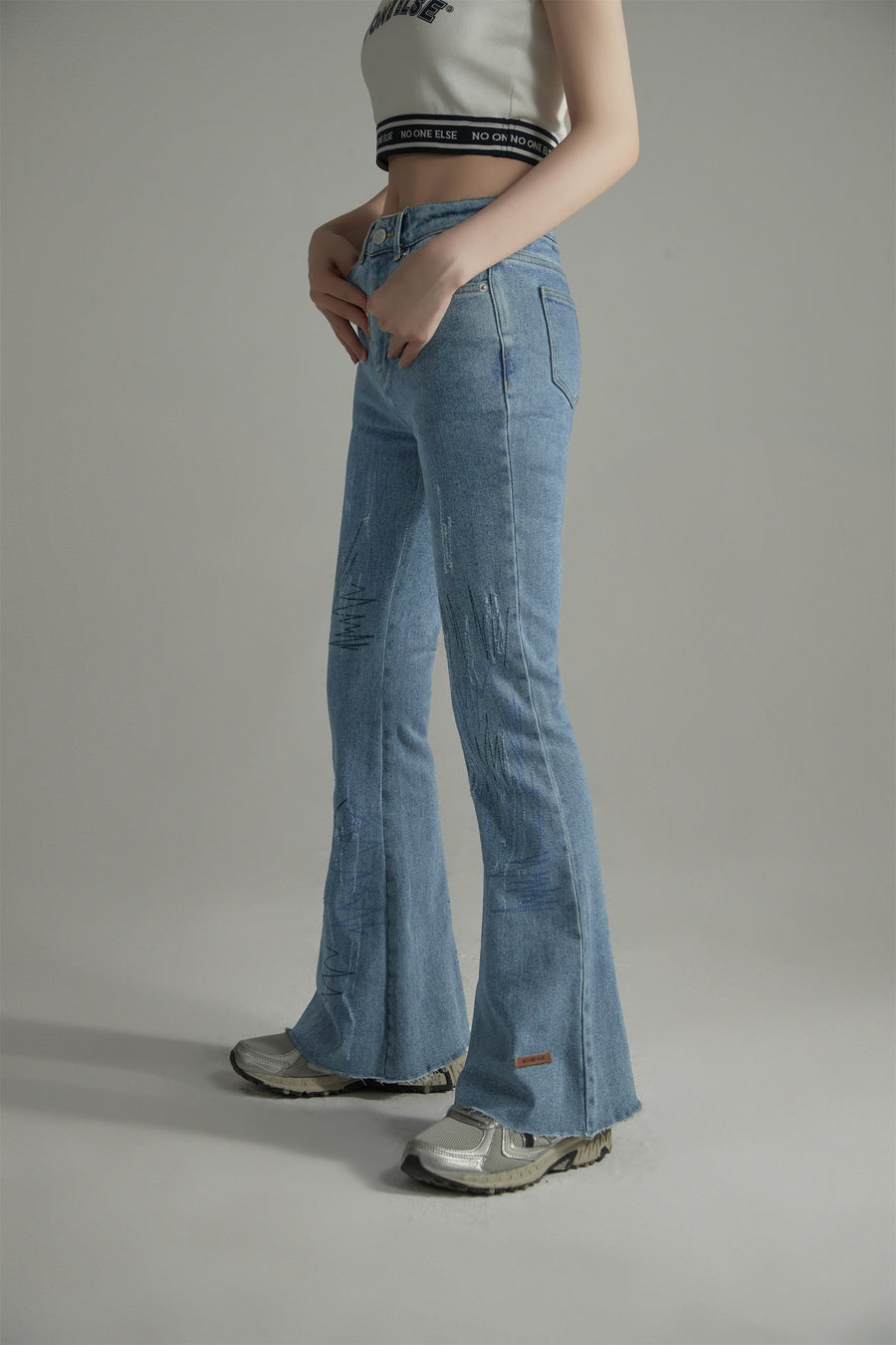 Slim Bootcut Denim Jeans