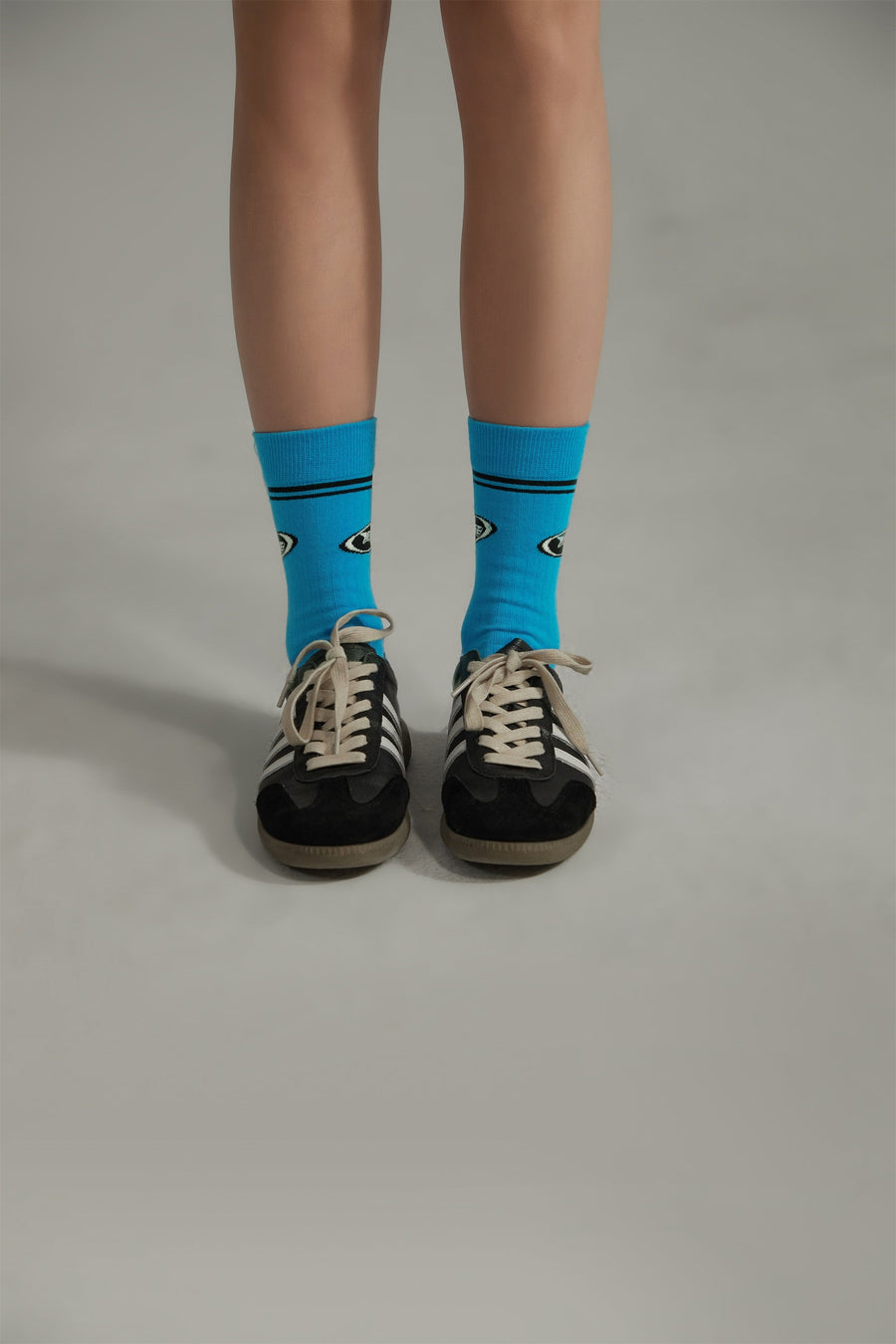 CHUU Noe Logo Color Daily High Socks