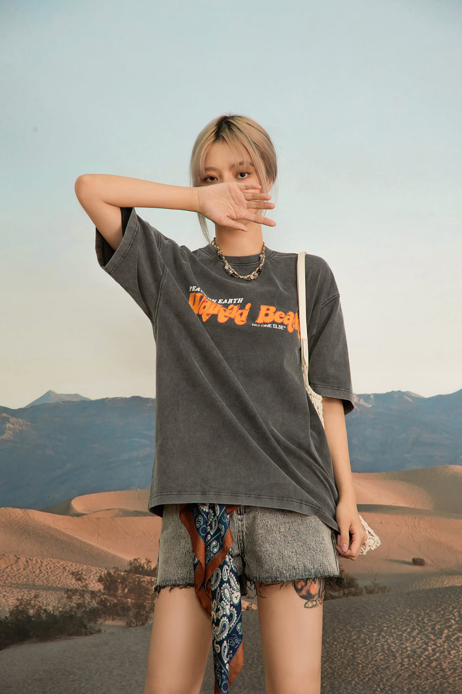 Peace And Earth Loose T-Shirt