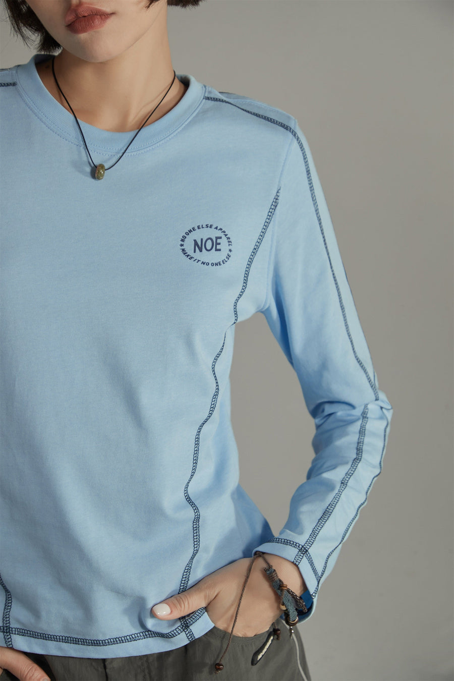 Logo Stitch Long Sleeve T-Shirt