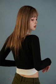 2-Layers Long-Sleeved Top