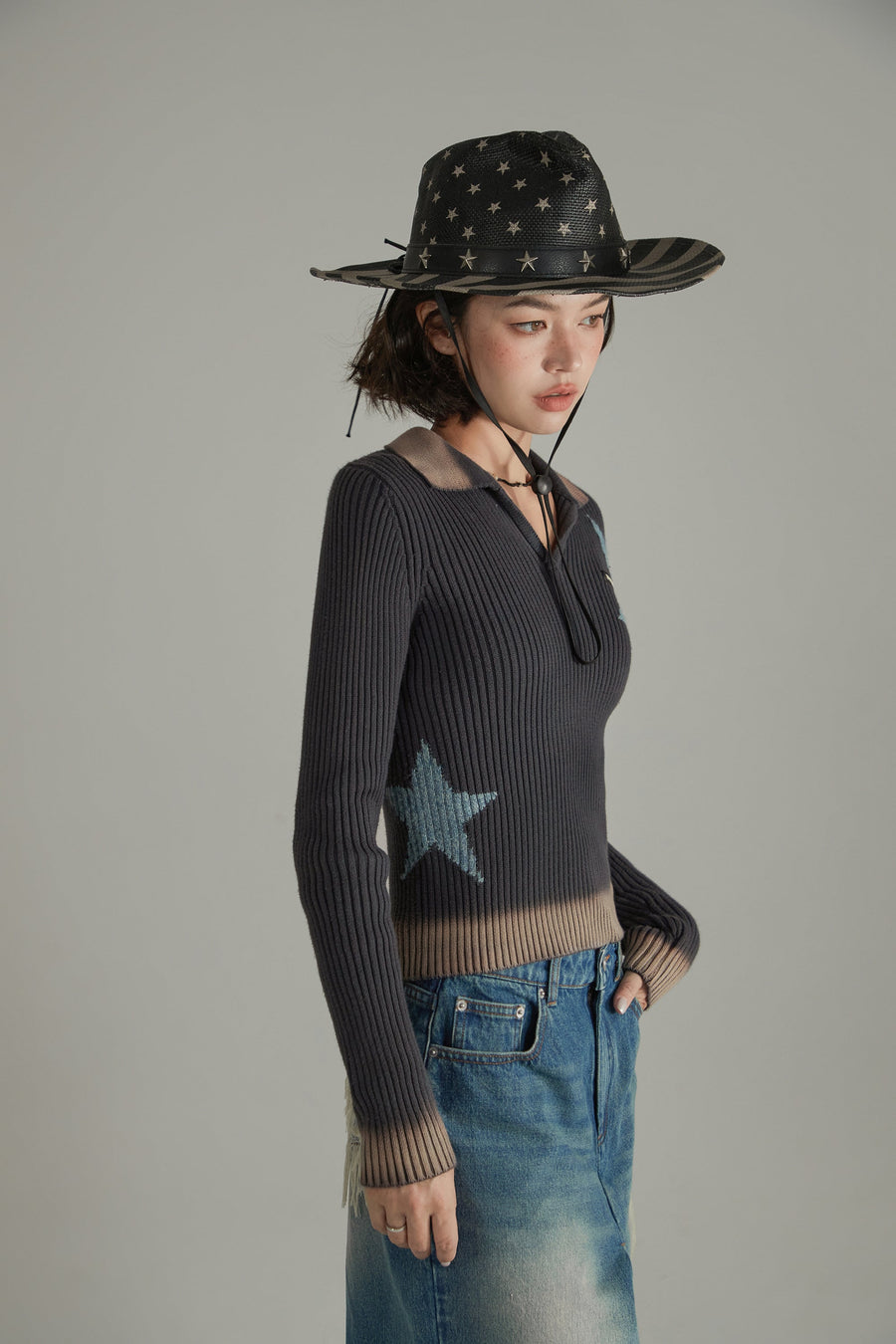 Vintage Star Knit Sweater