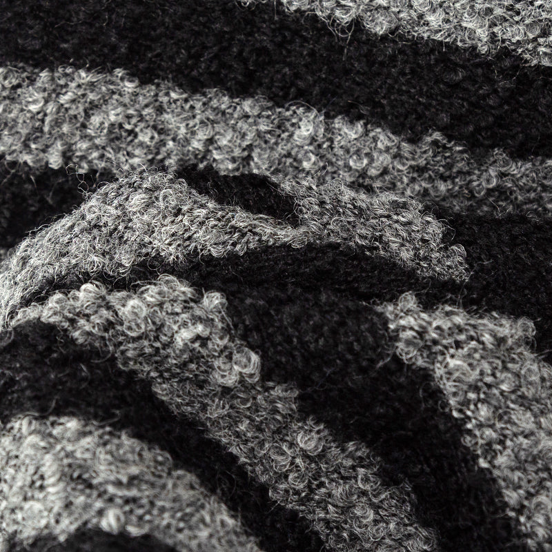 CHUU Striped Loose-Fit Sweatshirt
