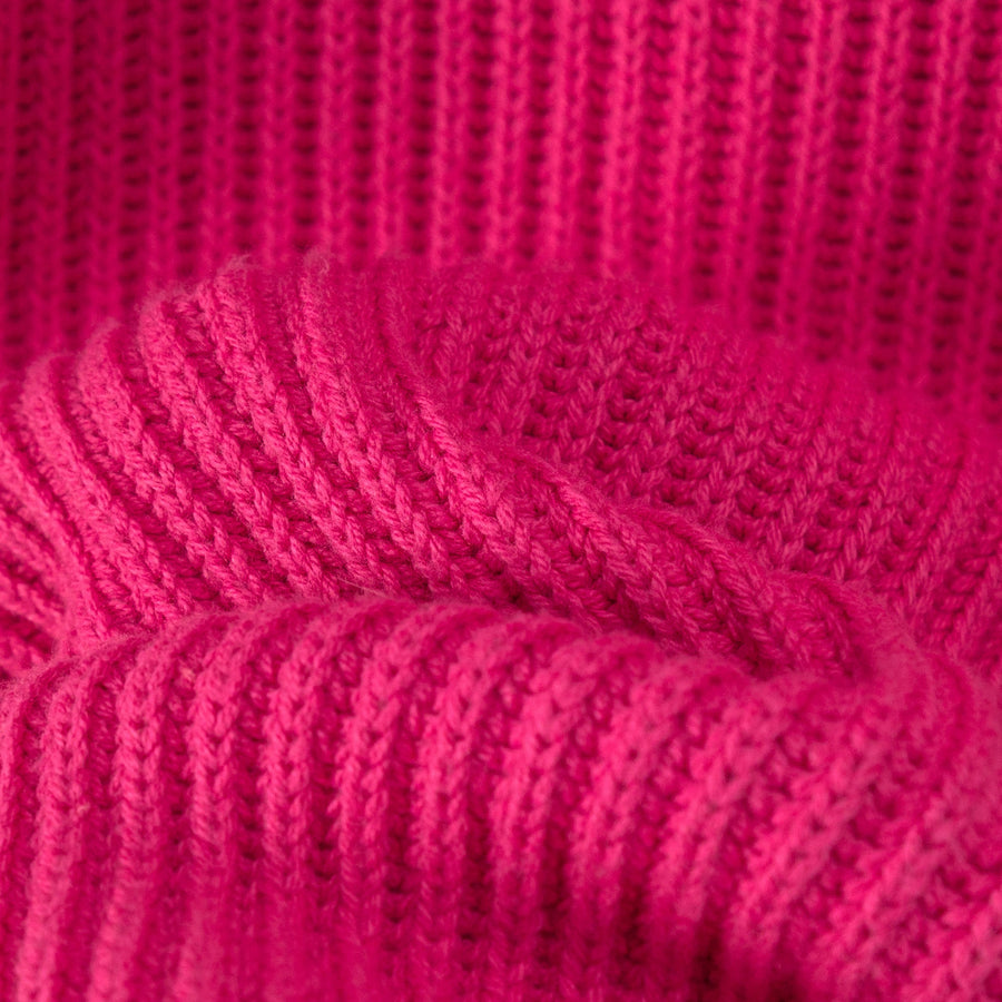 Ribbed Zip-Up Knit Cardigan