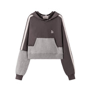 Button Color Overfit Hoodie