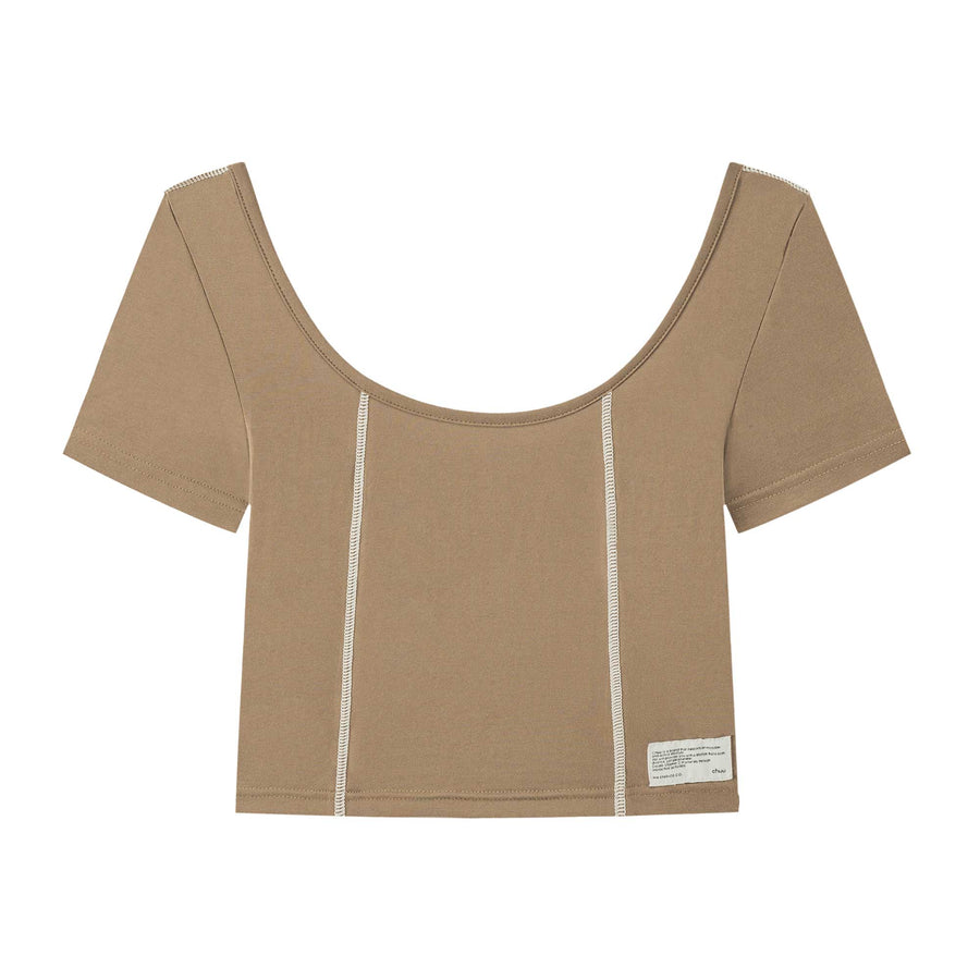 CHUU Simple Line Short-Sleeve T-Shirt